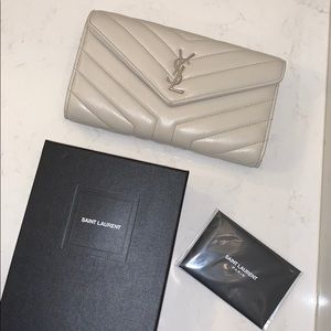 Saint Laurent (YSL) Loulou Large Flap Wallet